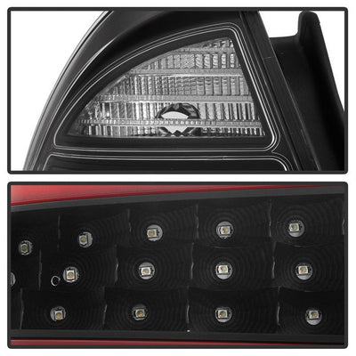 SPYDER xTune 10-12 Ford Fusion Light Bar LED Tail Lights - Black (ALT-JH-FFU10-LBLED-BK) 9041655
