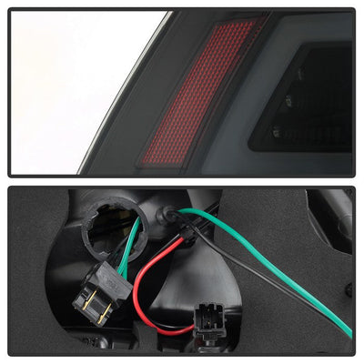SPYDER xTune 10-12 Ford Fusion Light Bar LED Tail Lights - Black Smoked (ALT-JH-FFU10-LBLED-BSM) 9041662