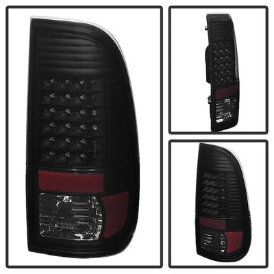 SPYDER Xtune Ford Super Duty 08-15 LED Tail Lights Black Smoke ALT-JH-FS08-LED-BKSM 9027697