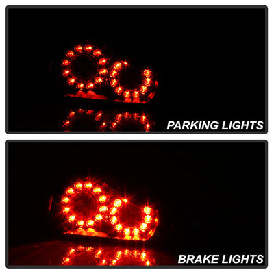 SPYDER 08-13 Infiniti G35 G37 Coupe Only / Q60 14-15 OEM Style Tail Lights - Black 9047534