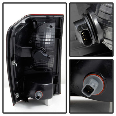 SPYDER Xtune Jeep Grand Cherokee 07-10 OEM Style Tail Lights -Red Smoked ALT-JH-JGC07-OE-RSM 9031281