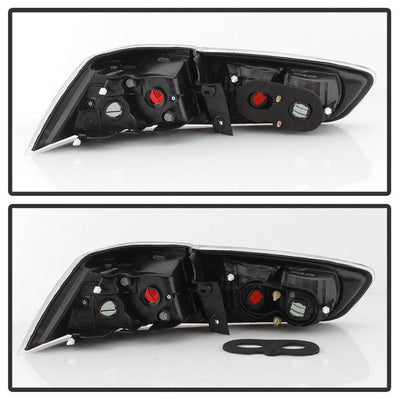 SPYDER xTune 08-15 Mitsubishi Lancer OE Style Tail Lights - Black Smoke ALT-JH-MLEVO08-BSM 9938771