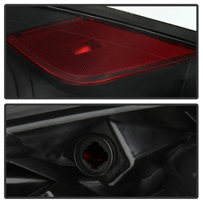 SPYDER xTune Nissan Altima 07-12 4Dr Smoke Signal Tail Lights - OEM Black ALT-JH-NA07-4D-SSM-BK 9937521
