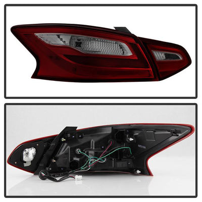 SPYDER xTune 16-18 Nissan Altima 4DR OEM Tail Light - Red Smoke (ALT-JH-NA16-4D-RSM) 9943041