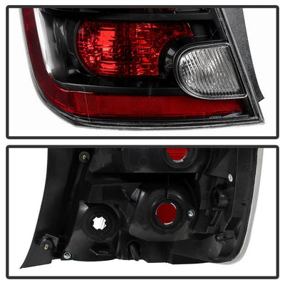 SPYDER Xtune Nissan Sentra 2.5L Se-R 07-09 Driver Side Tail Lights - OEM Left ALT-JH-NS07-OE-BK-L 9032479