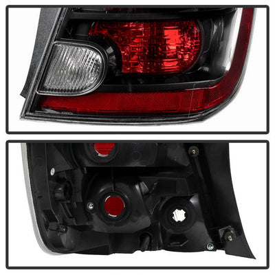 SPYDER Xtune Nissan Sentra 2.5L Se-R Passenger Side Tail Lights - OEM Right ALT-JH-NS07-OE-BK-R 9032486