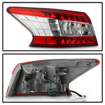 SPYDER Nissan Sentra 13-15 OEM Driver Side Outer Tail Light - Left ALT-JH-NS13-OE-OL 9055386