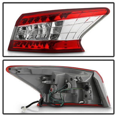 SPYDER xTune Nissan Sentra 2013-2015 OEM Passenger Side Outer Tail Light - Right 9055393