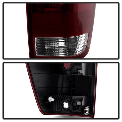 SPYDER Xtune Nissan Titan 04-15 OEM Style Tail Light Red Smoked ALT-JH-NT04-OE-RSM 9033445