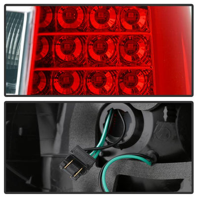 SPYDER xTune Subaru Impreza WRX 08-14 LED Tail Lights - Red/Clear ALT-JH-SIWRX08-LBLED-RC 9045417
