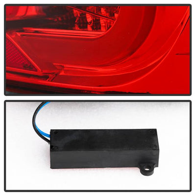 SPYDER xTune Subaru Impreza WRX 08-14 LED Tail Lights - Red/Clear ALT-JH-SIWRX08-LBLED-RC 9045417