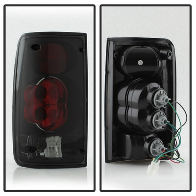 SPYDER xTune 89-95 Toyota Pickup Euro Style Tail Lights - Black Smoke (ALT-JH-TP89-BSM) 9037740