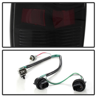 SPYDER xTune Toyota Tacoma 09-15 OEM LED Style Tail Lights - Black Smoked ALT-JH-TTA09-OE-BSM 9039522