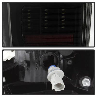 SPYDER xTune 16-18 Toyota Tacoma Light Bar LED Tail Lights - Black Smoked (ALT-JH-TTA16-LBLED-BSM) 9041693