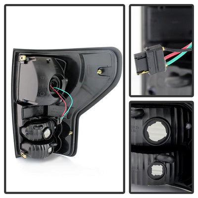 SPYDER Xtune Toyota Tundra 07-13 LED Tail Lights Black Smoke ALT-JH-TTU07-LED-BKSM 9026546