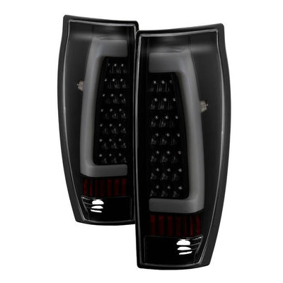 SPYDER xTune 02-06 Chevrolet Avalanche LED Tail Lights - Black Smoke (ALT-ON-CAV02-LED-BSM) 9043963