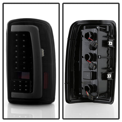 SPYDER xTune 00-06 Chevrolet Suburban C Shape Style LED Tail Lights - Black Smoke (ALT-ON-CD00-LBLED-BSM) 9050725