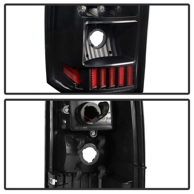 SPYDER Xtune Chevy Silverado 1500-2500-3500 03-06 C-Shape LED Tail Lights Black ALT-ON-CS03-G2-LED-BK 5081261