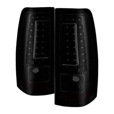 SPYDER xTune 03-06 Chevy Silverado 1500 (w/o Stepside) LED Tail Lights - Blk Smoke (ALT-ON-CS03-G2-LED-BSM) 9039218