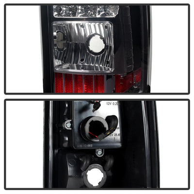 SPYDER Xtune Chevy Silverado 1500-2500-3500 03-06 C-Shape LED Tail Lights Chrome ALT-ON-CS03-G2-LED-C 5081278