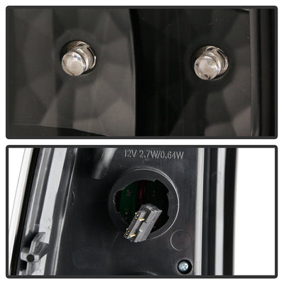 SPYDER xTune 03-07 Chevrolet Silverado 1500/2500 Version 3 LED Tail Lights - Black (ALT-ON-CS03V3-LBLED-BK) 9048708