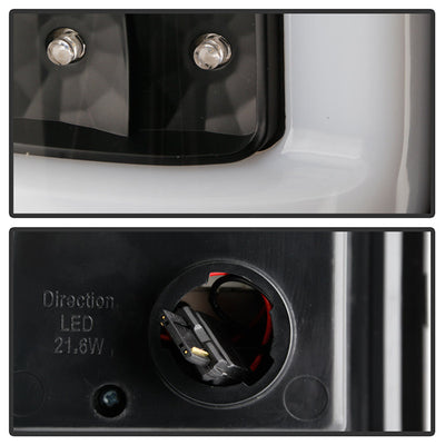 SPYDER xTune 03-07 Chevrolet Silverado 1500/2500 Version 3 LED Tail Lights - Black (ALT-ON-CS03V3-LBLED-BK) 9048708