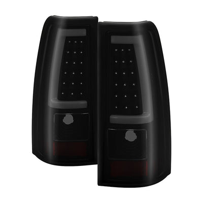 SPYDER xTune Chevy Silverado 1500/2500/3500 03-07 Version 3 Tail Lights - Black Smoke 9048715