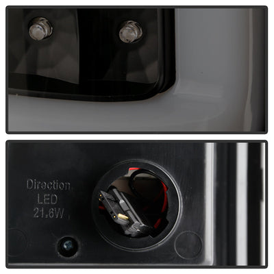 SPYDER xTune Chevy Silverado 1500/2500/3500 03-07 Version 3 Tail Lights - Black Smoke 9048715