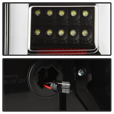 SPYDER xTune 14-16 Chevrolet Silverado 1500 Light Bar LED Tail Lights - Black (ALT-ON-CS14-LBLED-BK) 9040283