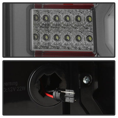 SPYDER xTune 14-16 Chevrolet Silverado 1500 Light Bar LED Tail Lights - Smoke (ALT-ON-CS14-LBLED-SM) 9040320