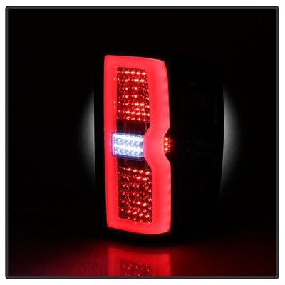 SPYDER xTune 14-16 Chevrolet Silverado 1500 Light Bar LED Tail Lights - Smoke (ALT-ON-CS14-LBLED-SM) 9040320