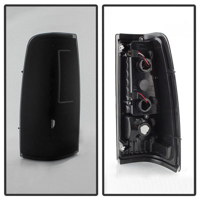 SPYDER xTune 99-02 Chevy Silverado 1500/2500/3500 V2 LED Tail Lights - Black Smoke (ALT-ON-CS99-G2-LED-BSM) 9038471