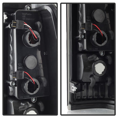 SPYDER xTune 99-02 Chevy Silverado 1500/2500/3500 V2 LED Tail Lights - Black Smoke (ALT-ON-CS99-G2-LED-BSM) 9038471