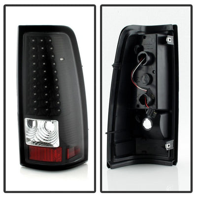 SPYDER Xtune Chevy Silverado 1500/2500/3500 99-02 LED Tail Lights Black ALT-ON-CS99-LED-BK 5008817