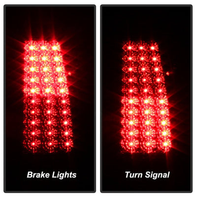 SPYDER Xtune Chevy Silverado 1500/2500/3500 99-02 LED Tail Lights Red Clear ALT-ON-CS99-LED-RC 5008831