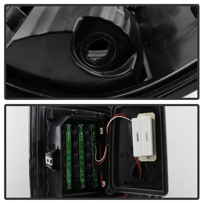 SPYDER xTune 09-18 Dodge Ram 1500 (Incandescent Model) LED Tail Lights - Blk (ALT-ON-DR09-LBLED-BK) 5082206