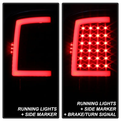 SPYDER xTune 09-18 Dodge Ram 1500 LED Tail Lights - Black Smoke (ALT-ON-DR09-LBLED-BSM) 9038488