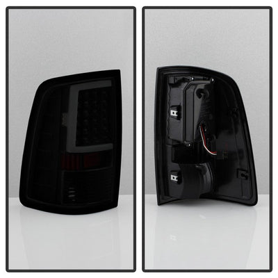 SPYDER xTune 09-18 Dodge Ram 1500 LED Tail Lights - Black Smoke (ALT-ON-DR09-LBLED-BSM) 9038488