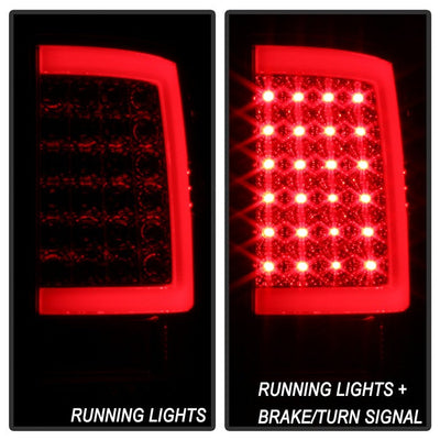 SPYDER xTune Dodge Ram 1500 09-16 LED Tail Lights Incandescent Model Only - Red Clear ALT-ON-DR09-LBLED-RC 5082213