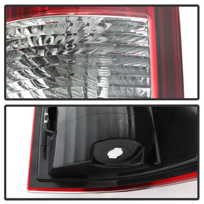 SPYDER xTune Dodge Ram 1500 09-16 LED Tail Lights Incandescent Model Only - Red Clear ALT-ON-DR09-LBLED-RC 5082213
