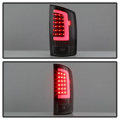 SPYDER xTune 02-06 Dodge Ram 1500 Light Bar LED Tail Light - Black (ALT-ON-DRAM02V3-LBLED-BK) 9040252