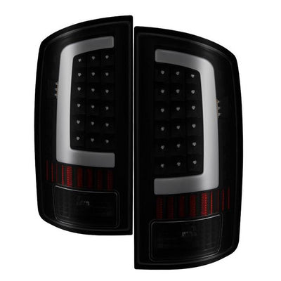 SPYDER xTune 02-06 Dodge Ram 1500 Light Bar LED Tail Light - Black Smoke (ALT-ON-DRAM02V3-LBLED-BSM) 9040269