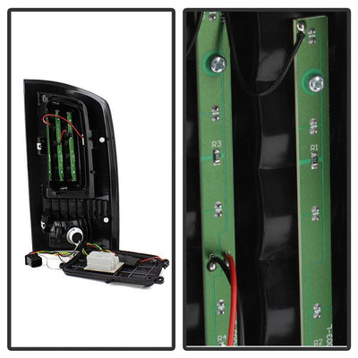 SPYDER xTune 02-06 Dodge Ram 1500 Light Bar LED Tail Light - Black Smoke (ALT-ON-DRAM02V3-LBLED-BSM) 9040269