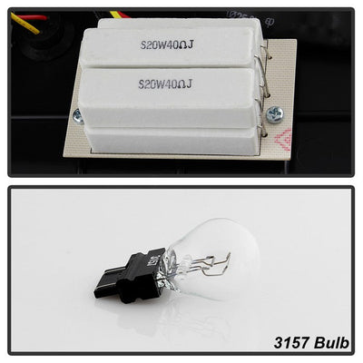 SPYDER xTune 02-06 Dodge Ram 1500 Light Bar LED Tail Light - Red Clear (ALT-ON-DRAM02V3-LBLED-RC) 9040276