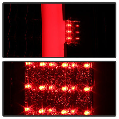 SPYDER xTune 02-06 Dodge Ram 1500 Light Bar LED Tail Light - Red Clear (ALT-ON-DRAM02V3-LBLED-RC) 9040276