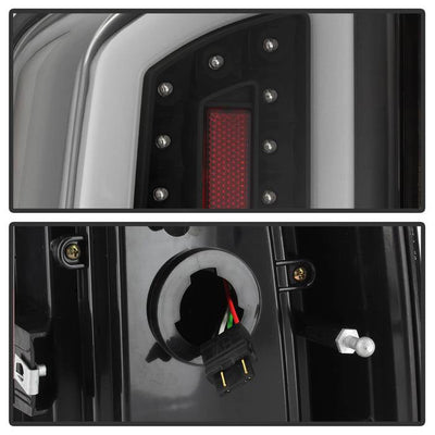 SPYDER xTune 07-08 Dodge Ram 1500 Light Bar LED Tail Light - Black (ALT-ON-DRAM06-LBLED-BK) 9043994
