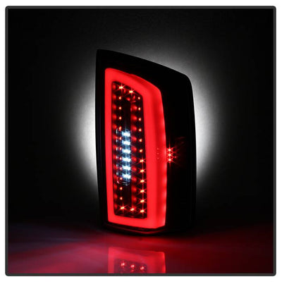 SPYDER xTune 07-08 Dodge Ram 1500 Light Bar LED Tail Light - Black (ALT-ON-DRAM06-LBLED-BK) 9043994