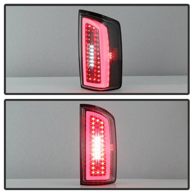 SPYDER xTune 07-08 Dodge Ram 1500 Light Bar LED Tail Light - Black (ALT-ON-DRAM06-LBLED-BK) 9043994