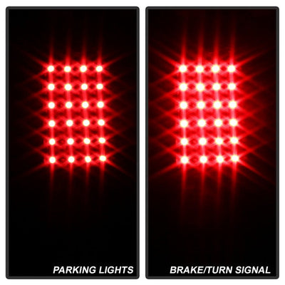 SPYDER Xtune Dodge Ram 1500 94-01 / Ram 2500/3500 94-02 LED Tail Lights Black ALT-ON-DRAM94-LED-BK 5012777