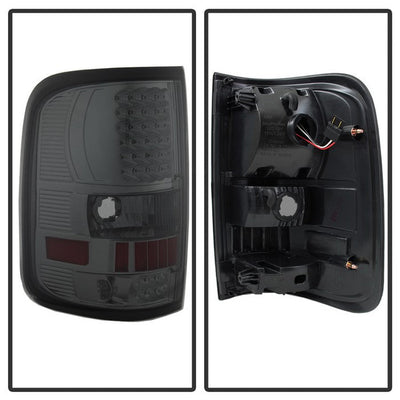 SPYDER Xtune Ford F150 Styleside 04-08 (Not Fit Heritage & SVT) LED Tail Lights Smoke ALT-ON-FF15004-LED-SM 5012920
